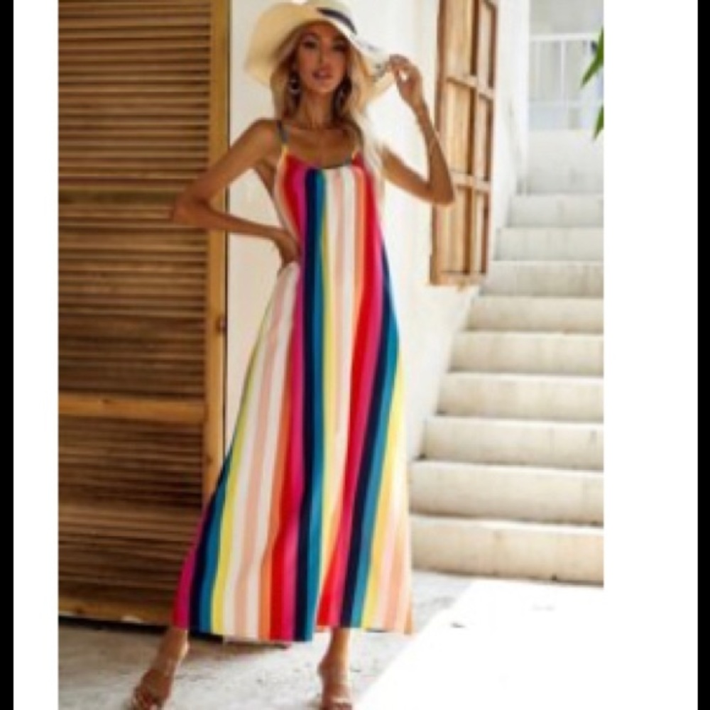 Multicolor Maxi Dress
